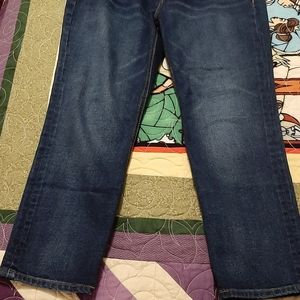Old Navy petite size 8 boyfriend jeans,  darkwash